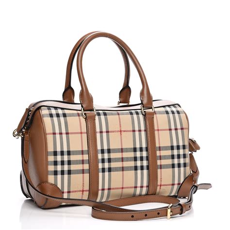 burberry medium alchester bag|BURBERRY House Check Medium Alchester Bowling Bag Tan .